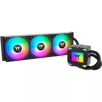 Flüssigkeitskühlsystem THERMALTAKE LA360 ARGB, 120-mm-Lüfter, 360 W TDP, schwarz