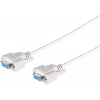 Sub-D-Kabel ShiverPeaks 78042-5, 2 × 9-polig (DB9), 5 m Länge