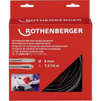 Rohrreinigungsspirale Rothenberger 72412 — 7,5 m Länge, 8 mm Durchmesser