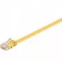 Wentronic RJ-45 CAT6 2m Patchkabel, Stecker/Stecker, U/UTP, Gelb (96414)