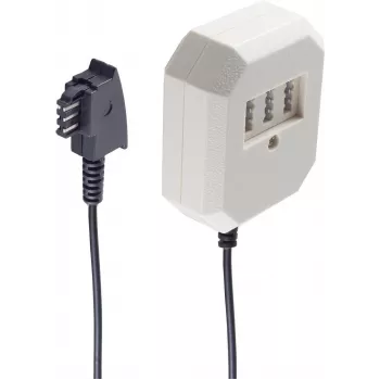 ShiverPeaks BS71010-6 Telefonkabel 6 m Schwarz Weiß