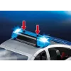 Playmobil Polizeiauto mit Sirene und Blinklicht, Mehrfarbig, Kunststoff, 3+