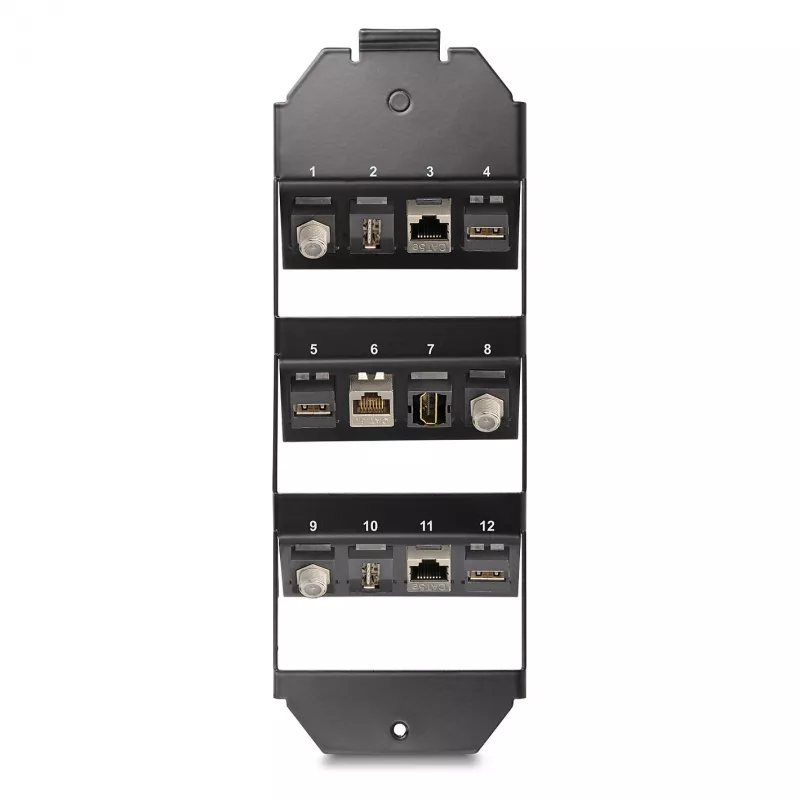 Montageset DeLOCK 88063 Schwarz Metall