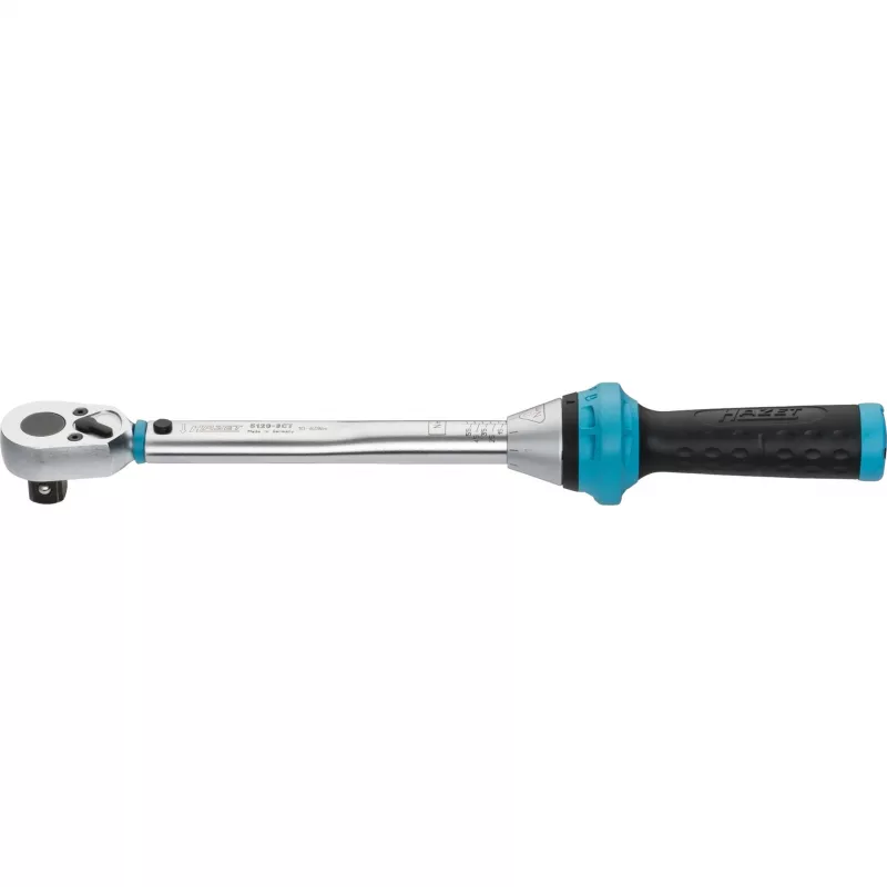 HAZET 5120-3CT - Klick-Drehmomentschlüssel - Mechanisch - 1/4 - 1 - 9 Nm - 4% - Schwarz/Blau (5120-3CT)