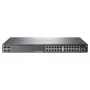 HPE - Aruba Series - Switch - 2540 24G PoE+ 4SFP+ - Managed - 24 x 10/100/1000 (PoE+) + 4 x 10 Gigabit Ethernet / 1 Gigabit Ethernet SFP+ - Desktop, rackmontierbar, wandmontierbar