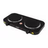 Mesko Home MS 6509 Kochfeld, Schwarz, Arbeitsplatte, Geschlossene Platte, 2 Zone(n)