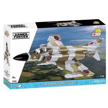 Cobi Blocks F-4M Phantom II Militärflugzeug-Modell, 728-teiliges Konstruktionsset