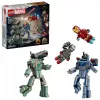 Konstruktionsspielzeug LEGO Marvel Super Heroes Iron Man War Machine Set 76320, 204 Teile, 2 Minifiguren, 100 mm Höhe