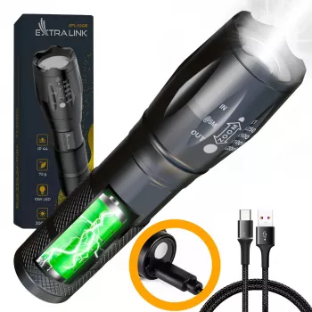 Handtaschenlampe Extralink EX.30707 Schwarz SMD LED 10W USB