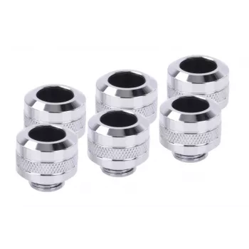 Fitting-Kit Alphacool 17474 — Messing-Chrom-Anschlüsse, Ø 22 mm, Höhe 20 mm
