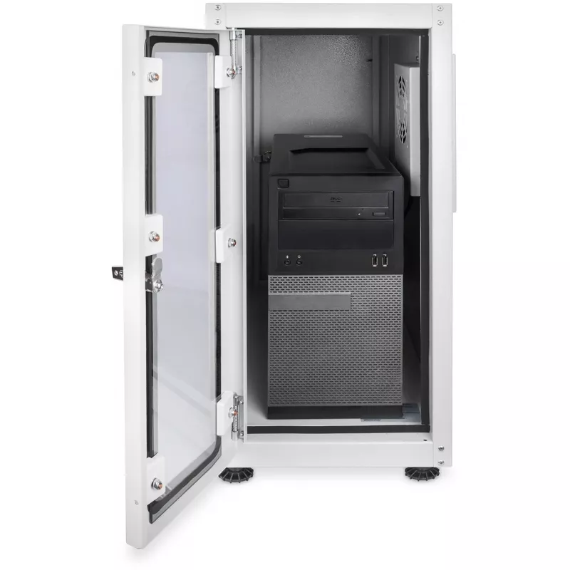 Digitus Computer-Gehäuse mit integriertem Filterlüfter und Nivellierfüßen