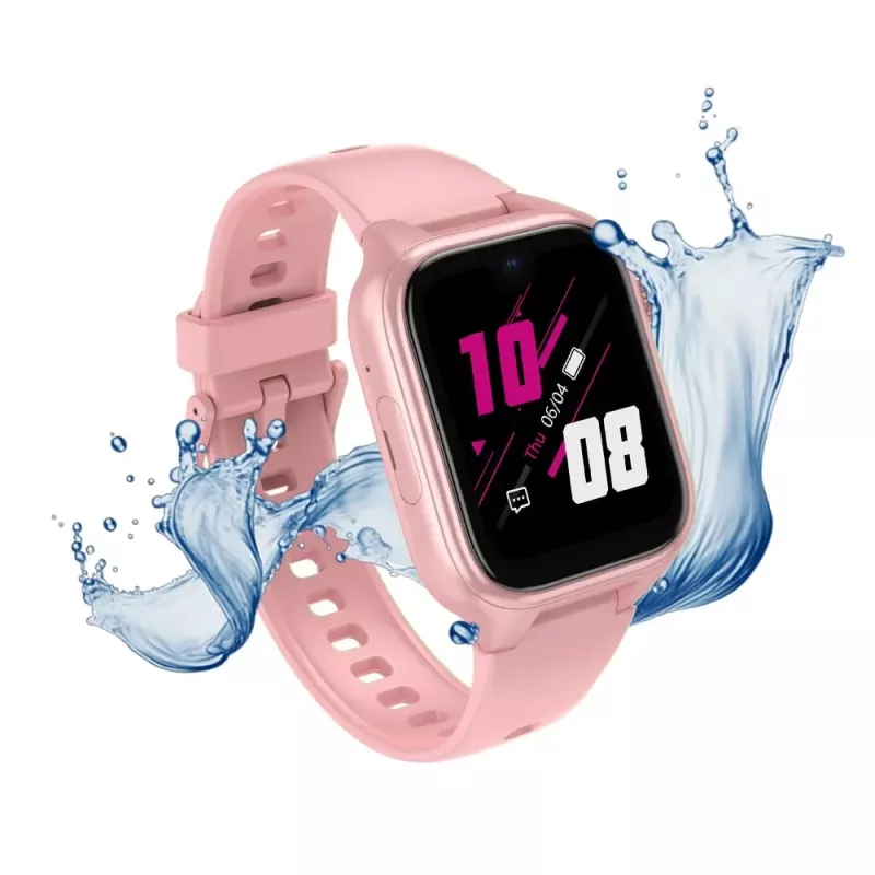 Smartwatch Stelio Junior Pro AI 4G ST-SWJ102-PK — Kinder-4G-Uhr, pink