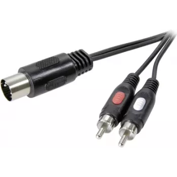 Speaka Professional SP-7870640 Verbindungszubehör Schwarz