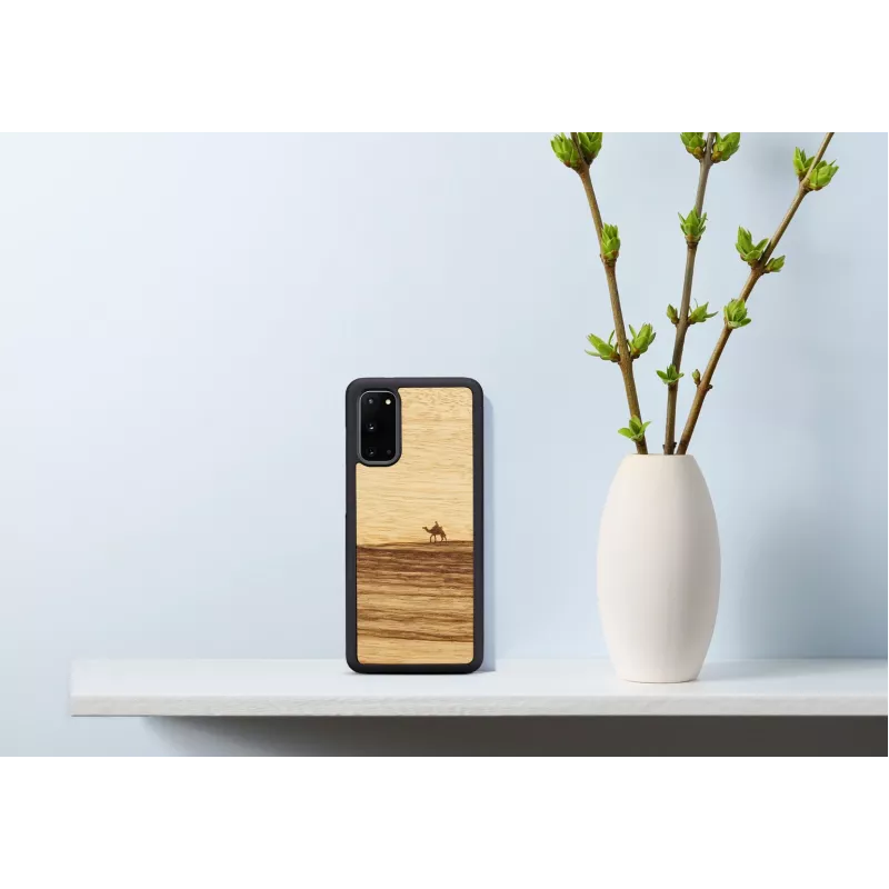 Smartphone-Hülle Man and Wood Galaxy S20 Terra Schwarz – Schutzcover für Samsung Galaxy S20
