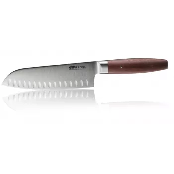 GEFU ENNO Santoku-Messer mit Kullen 18 cm