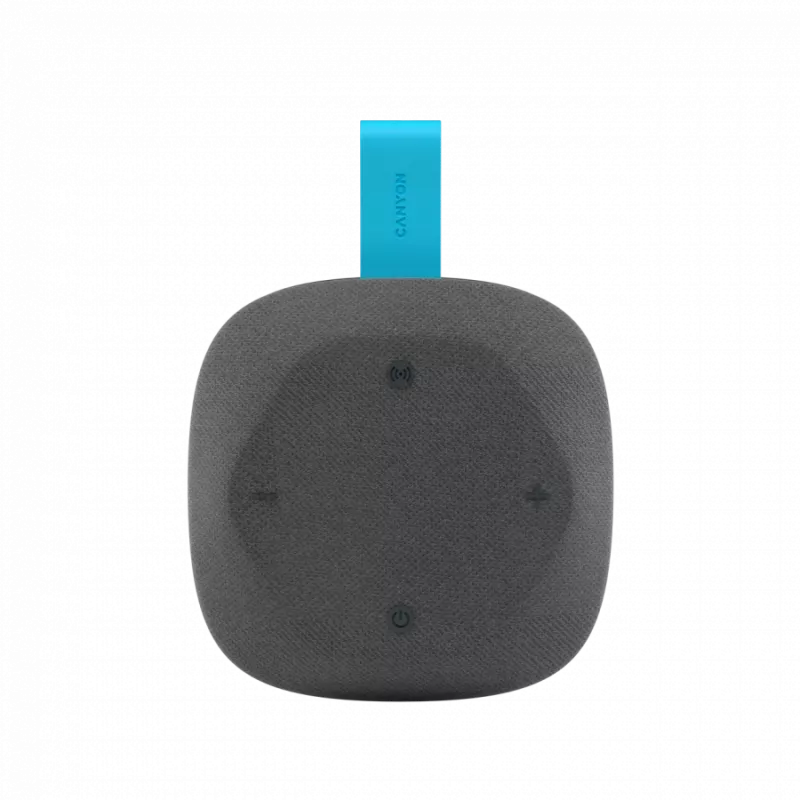Canyon Hexagon 10 - Bluetooth 5.3 Lautsprecher - USB-C - Kartenleser - IPX5 - blau-grau