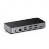 Satechi Triple 4K Display Wired Dock Schwarz Silber 4K Ultra HD 60 Hz