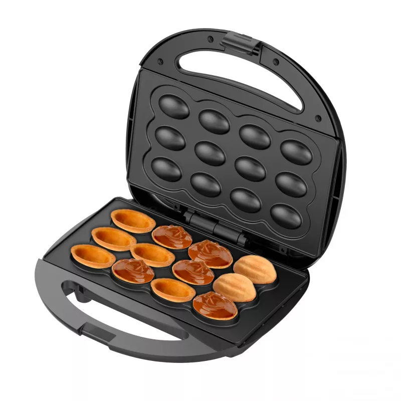Adler AD 3071 Erdnuss-Waffeleisen (12 Stück) Schwarz