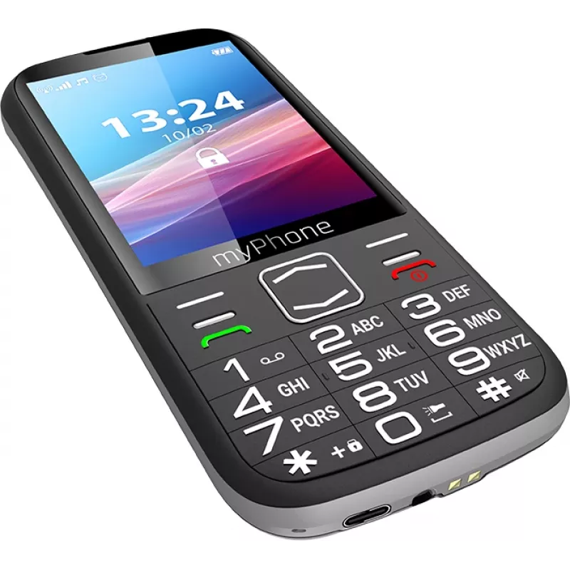 myPhone HALO 4 LTE | Schwarz | 3,5 Zoll | TFT | 128 MB | 64 MB | Dual-SIM | 3G | Bluetooth | Hauptkameraauflösung 2 MP | 2500 mAh