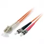 Equip LC/ST LWL-Patchkabel, OS2, 5.0m, 5 m, OS2, LC, ST