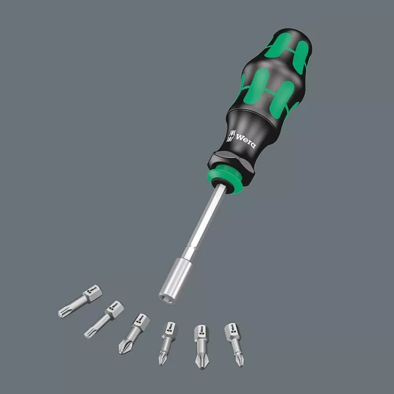 Wera 6-tlg. KK28 Kraftform kompakt Bithalter-Schraubendreher-Set