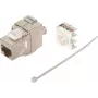 Keystone-Modul ShiverPeaks S/CONN 75004 Flach Metallisch RJ-45