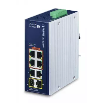 Unmanaged Switch PLANET IP30 Industrial 4-Port