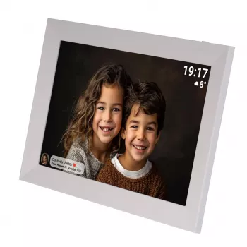 Denver PFF-1012 digitaler Bilderrahmen Weiß 25,6 cm (10.1) Touchscreen Wi-Fi