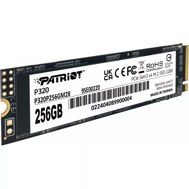 SSD-Laufwerk Patriot P320 256 GB M.2 2280 PCIe 3.0 x4 NVMe