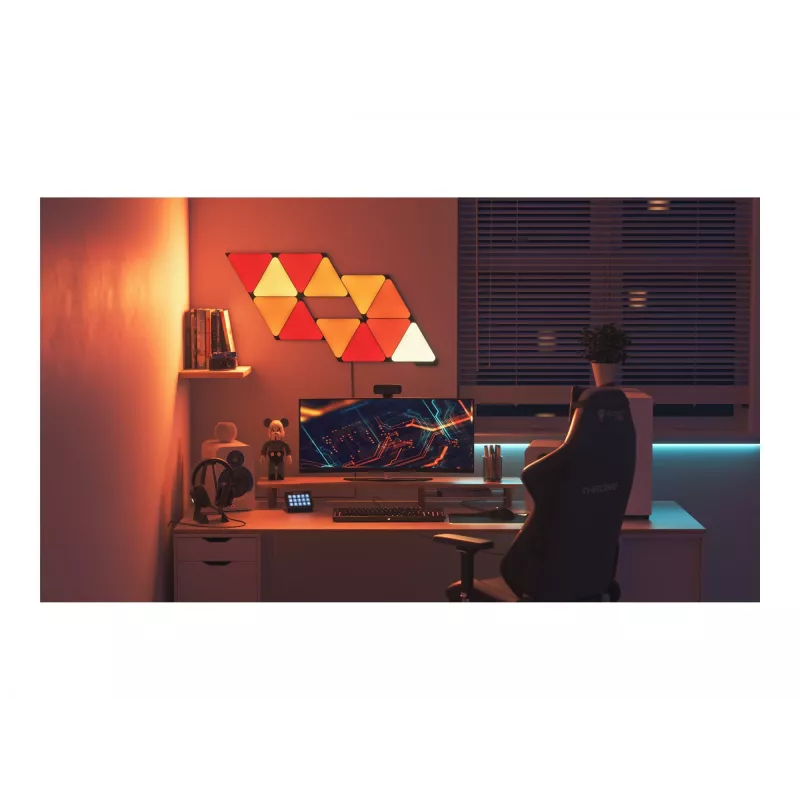 Smart Panel Nanoleaf NL47-0101TW-3PK WLAN Schwarz 3 Stück