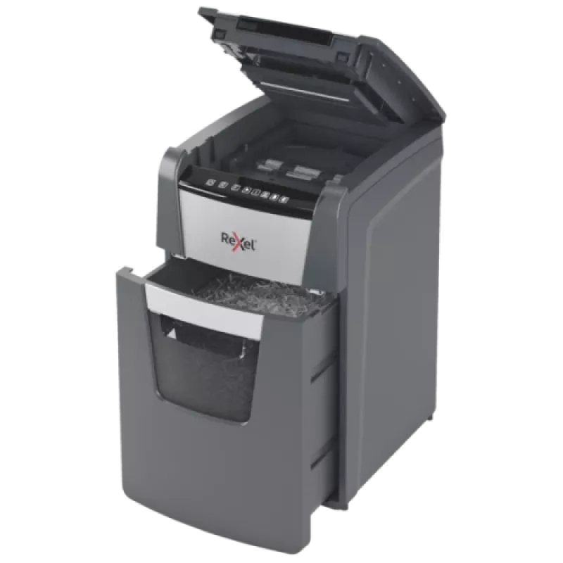 Rexel Optimum AutoFeed+ 150X Automatischer Aktenvernichter mit Partikelschnitt P4