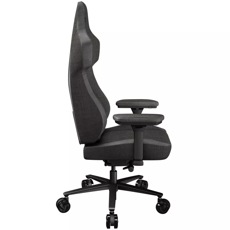 Universal-Gaming-Stuhl Thunder X3 CORE Loft — gepolsterte Sitzfläche und Rückenlehne, Höhe 134–144 cm, Sitzbreite 55 cm, schwarz