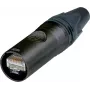 Neutrik RJ45 etherCON CAT6 A Steckverbinder, gerade Pol: 8P8C NE8MX6-B Schwarz NE8MX6-B 1 Stück (NE8MX6-B)