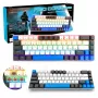 Mechanische Tastatur MEDIA-TECH MT1259 Red Core MX60, 60% Formfaktor, CHERRY MX Red Schalter, RGB-Hintergrundbeleuchtung, USB, High-Profile-Tasten