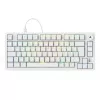 Sharkoon SGK25 75% QWERTZ USB kabelgebundene RGB LED Tastatur weiß