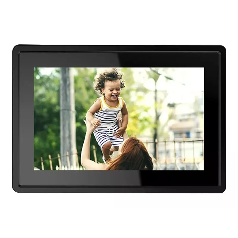 Denver PFF-1021BLACK digitaler Bilderrahmen Schwarz 25,6 cm (10,1 Zoll) Touchscreen Wi-Fi
