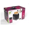 Toaster LAFE TSB003B 2-Scheiben 850 W, einstellbare Bräunung, herausnehmbare Krümelschublade