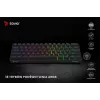 Mechanische Gaming-Tastatur SAVIO SchwarzOUT X2 BROWN 61-Tasten 60% USB QWERTY RGB Outemu Brown