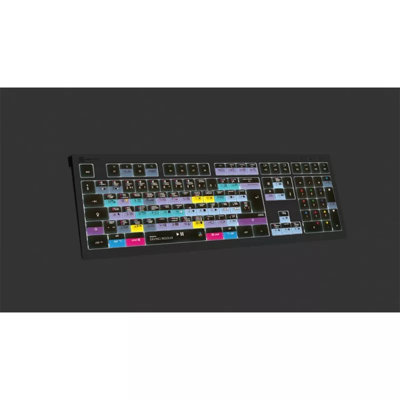 Logickeyboard ASTRA 2 Tastatur USB QWERTY Englisch Schwarz Full-Size 104 Tasten