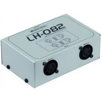 Stereo Line-Isolator Rack 19 Zoll Omnitronic LH-082 2-Kanal
