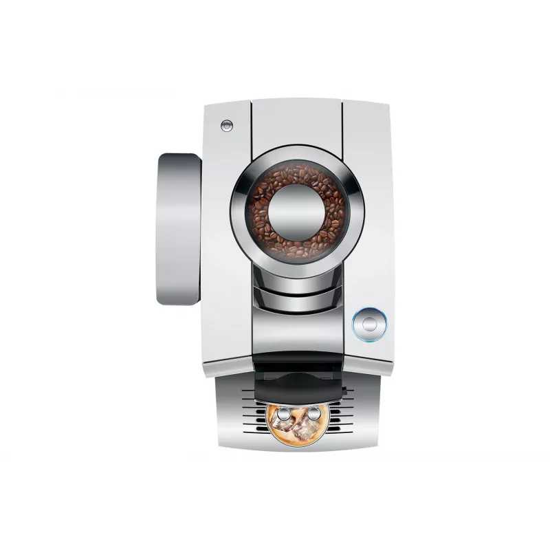 Vollautomatische Espressomaschine JURA Z10 (EB) — 2,4 L Wassertank, integriertes Mahlwerk, 1450 W, Aluminium/Weiß