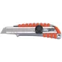 MAUL Cutter Professional Plus, 18 mm, gummierte Griffzone Klinge Edelstahl (77618-09)