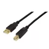 USB-Kabel LogiLink UA0264 USB 2.0 10 m USB A USB B Schwarz