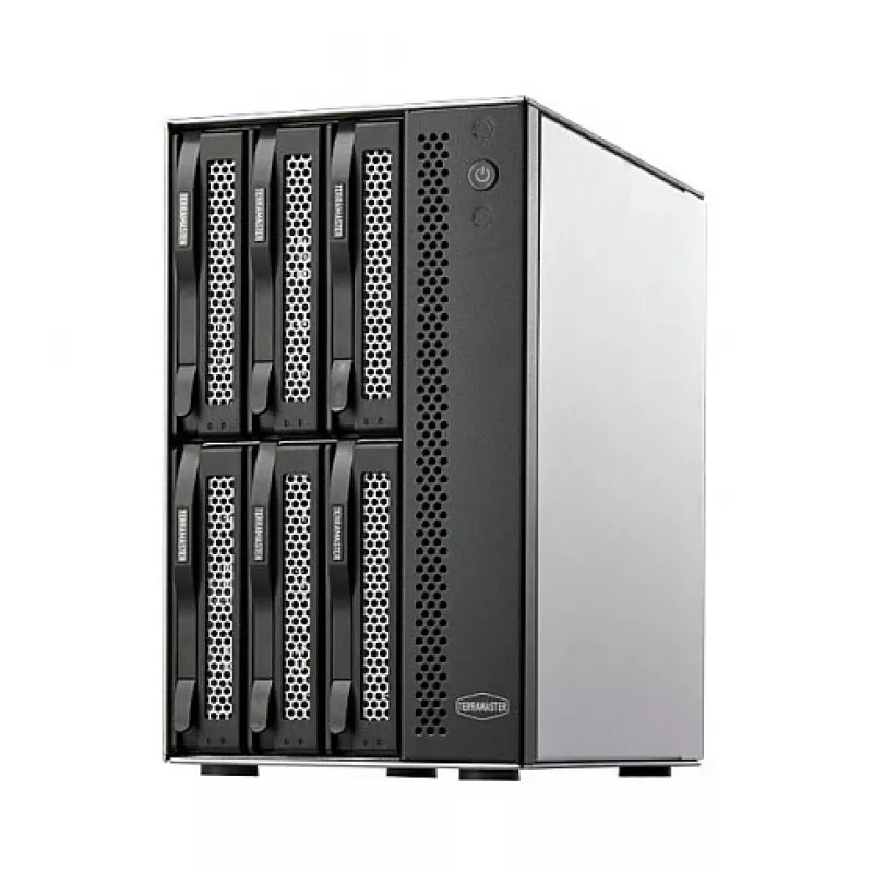 TerraMaster D6-320 Disk Array Desktop Schwarz 6 Laufwerke HDD SSD