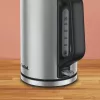 Elektrischer Wasserkocher Tefal KI513D10 Edelstahl 1,7 L 2200 W, kabellos, 360°-Basis