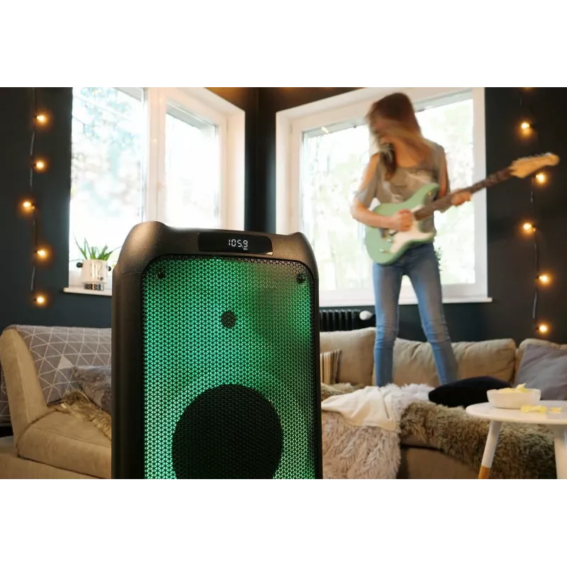 Karaoke-System Blaupunkt PB10DB 1000W Kabelgebundenes Mikrofon LED-Anzeige