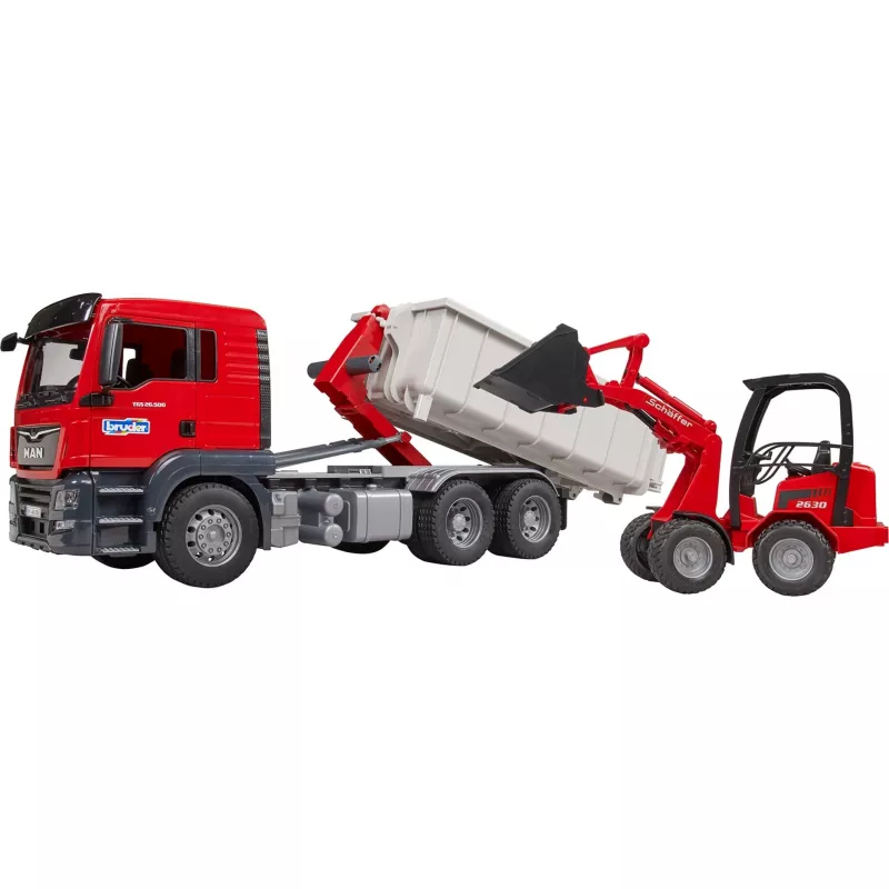 LKW & Raupen-Set BRUDER MAN TGS LKW Mehrfarbig