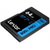 SDXC-Flash-Speicher Lexar 64 GB UHS-I 800xPRO — Klasse 10, U3, V30, 150 MB/s
