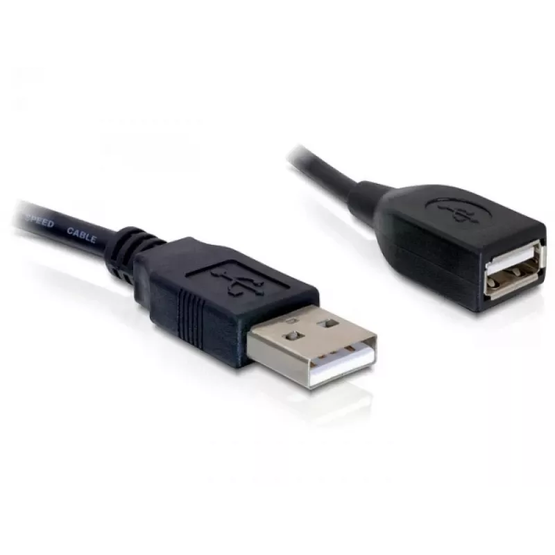USB 2.0 Verlängerungskabel DeLOCK 82457 0,15 m Schwarz