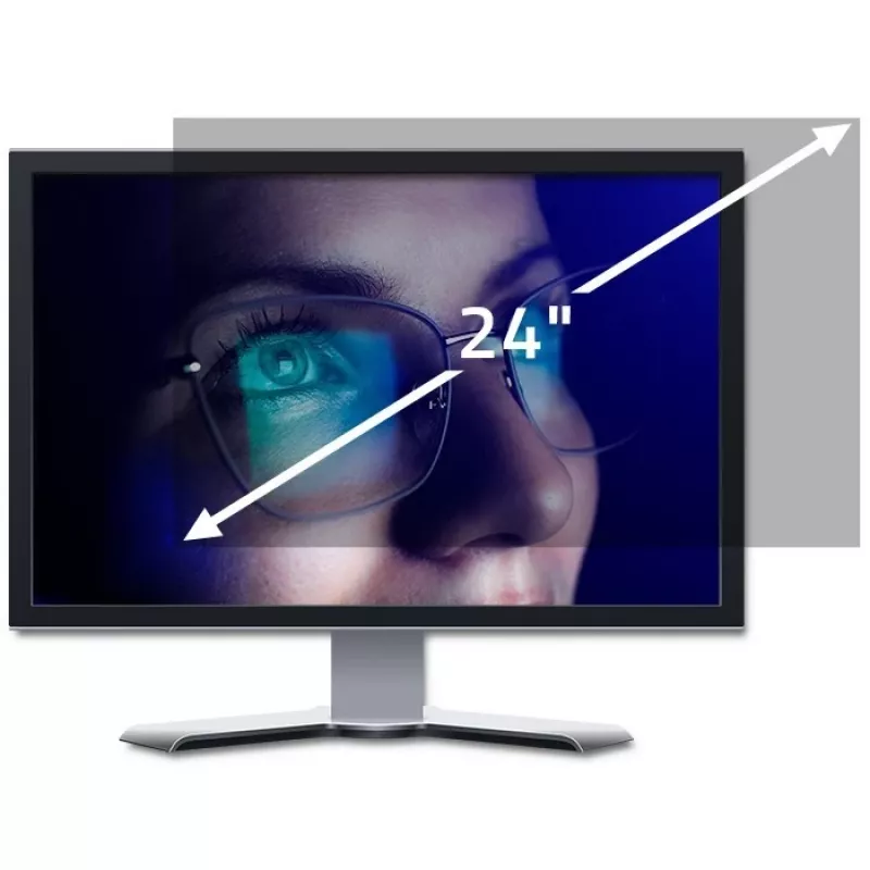 Blickschutzfilter Qoltec 51060 für 61 cm (24 Zoll) Monitor